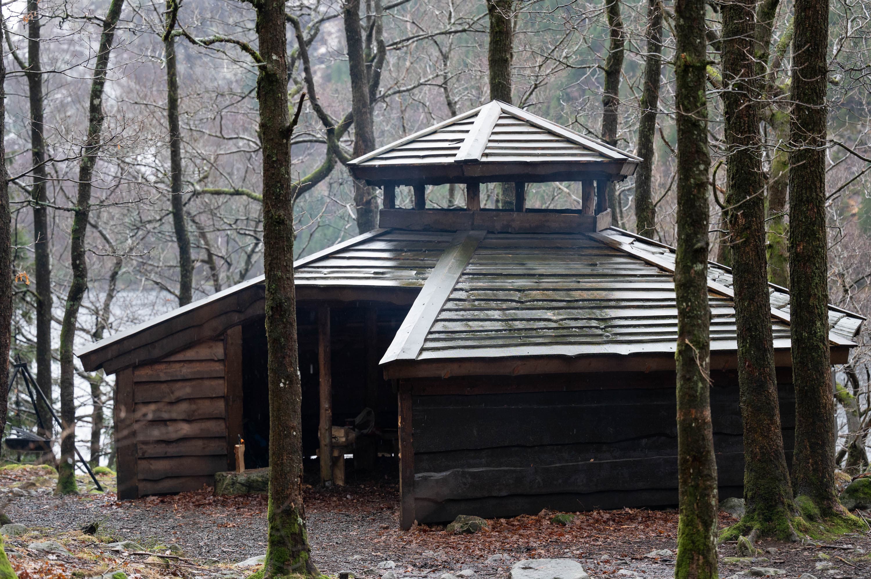 Gapahuken ved Svelavatnet